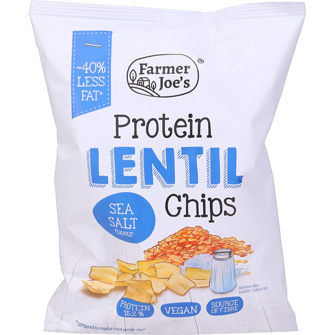 Farmer Joes Linse Protein Chips Sea Salt