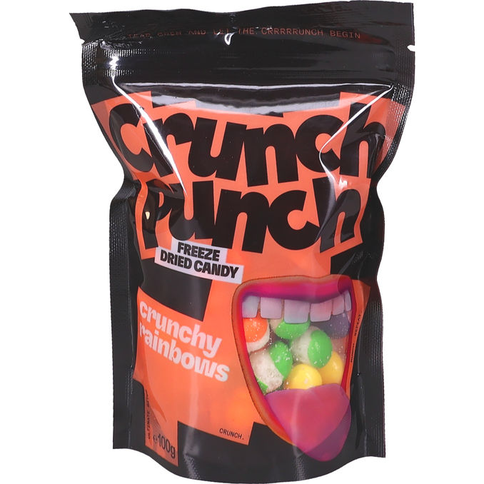 Crunch Punch Frystorkat Godis Rainbows