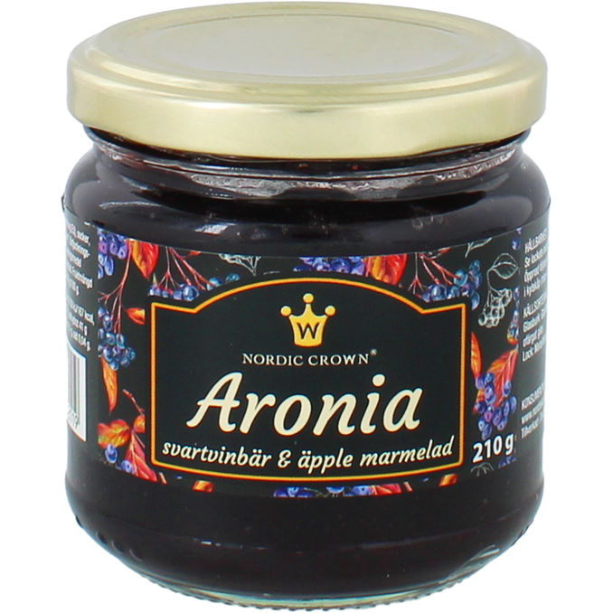 Nordic Crown Marmelad Aronia, Svartvinbär & Äpple