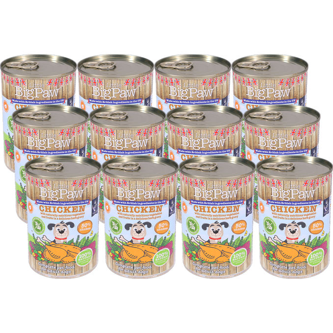 Little Big Paw Hundfoder Chicken 12-pack
