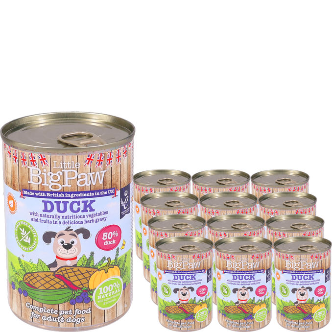 Little Big Paw Hundfoder Duck 12-pack