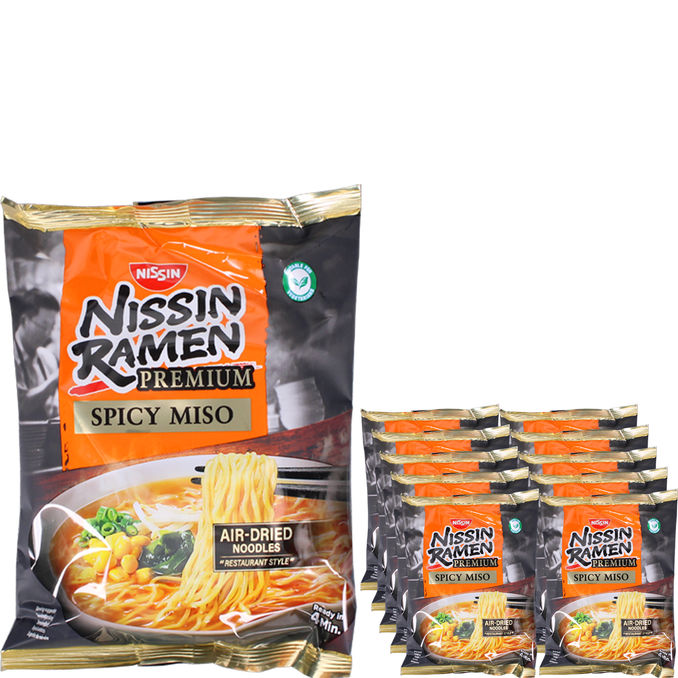 Nissin Nuudelit Ramen Spicy Miso 10-pack