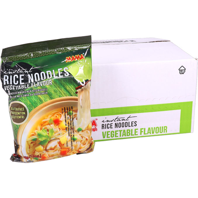 Mama Glutenfri Instant Risnudler (Grøntsagssmag) 10-pak