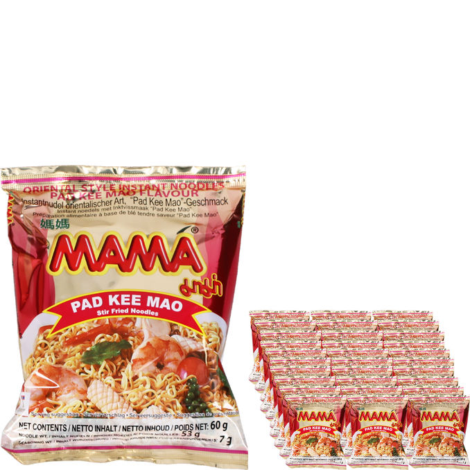Mama Nudlar Pad Kee Mao 30-pack