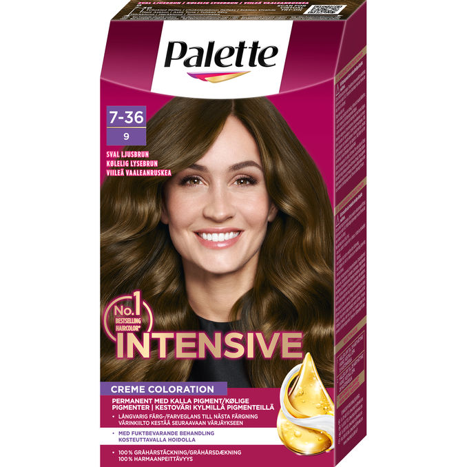 Palette Hårfarve Frozen Light Brown 7-36