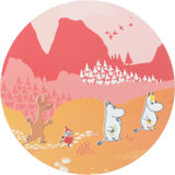 Moomin Underlägg Mumin Treasure Hunt Pink 21 cm