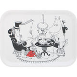 Moomin Bricka Mumin Papa Reading 27x20 cm
