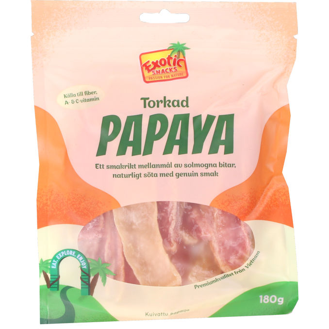 Exotic Snacks Torkad Papaya