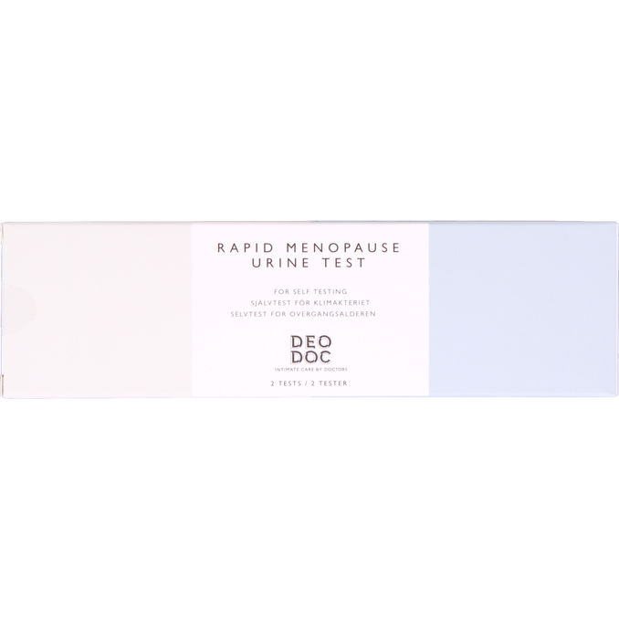 DeoDoc Rapid Menopause Urine Test 2-pack