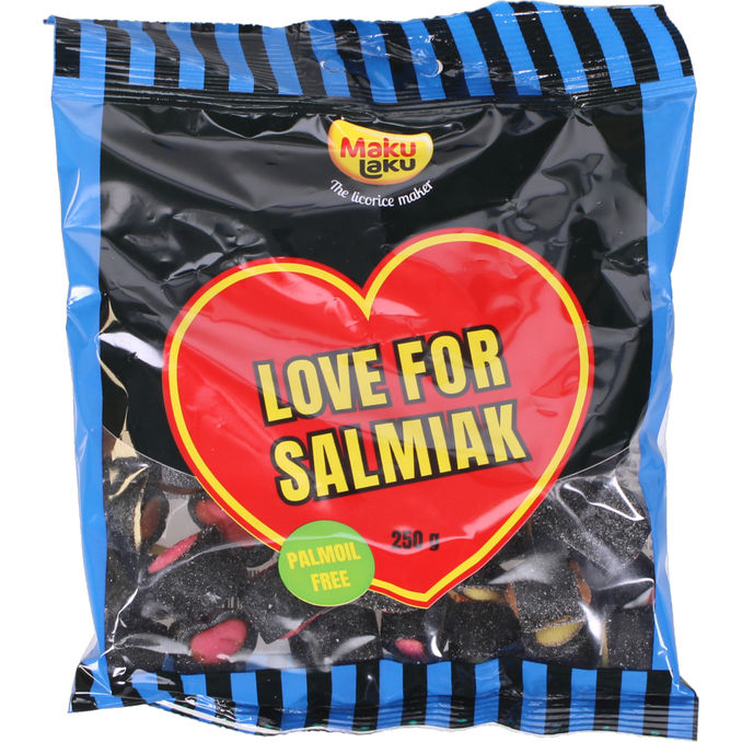Makulaku lakritsa Oy Salmiakkilakritsisekoitus Love for Salmiak
