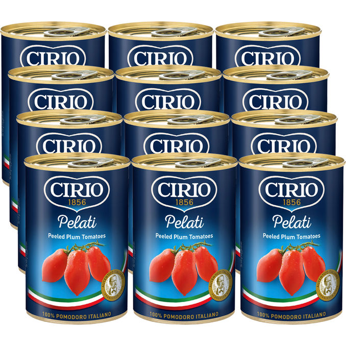Cirio Hele Flåede Tomater Pelati 12-pak