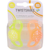 TwistShake BPA-fro Sutter 6m+ 2-pak (Gul & Orange)