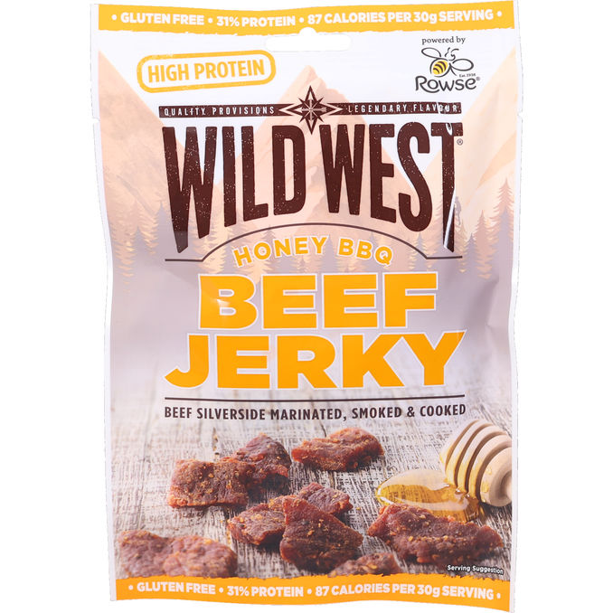 Wild West Beef Jerky Honey BBQ