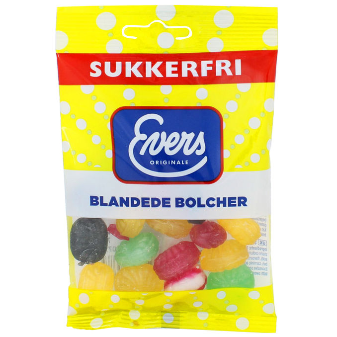 Evers Sukkerfri Blandede Bolcher