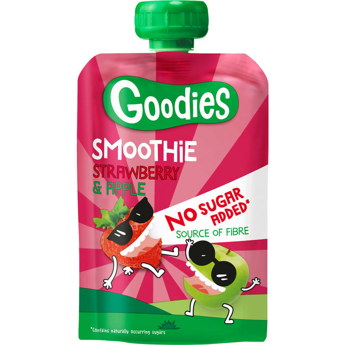 Goodies Klämmis Smoothie Jordgubb & Äpple