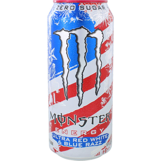 Monster Ultra Red White & Blue Razz