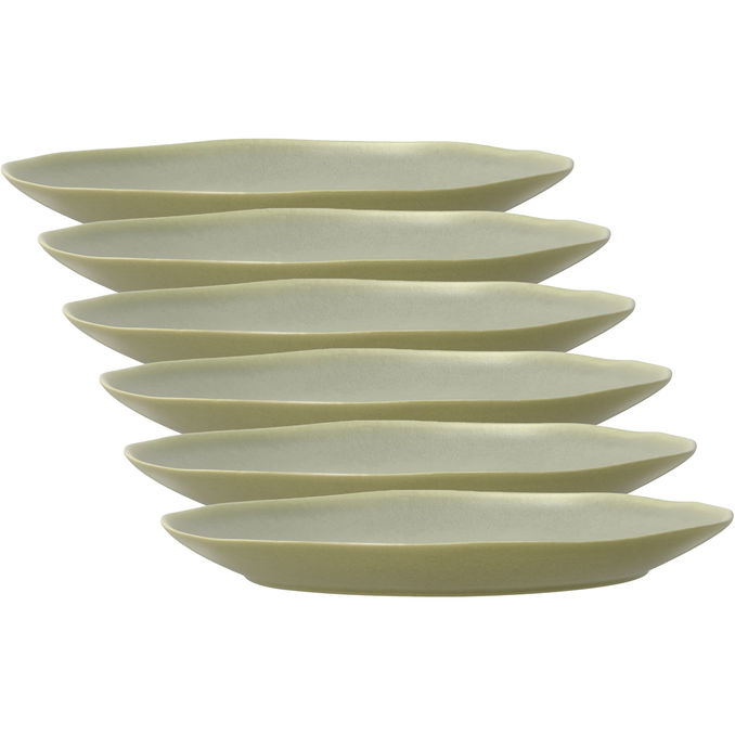Villa Collection Shoku tallerken Ø20 cm Pure Green 6-pak