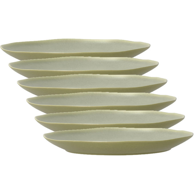 Villa Collection Tallrik Shoku 27 cm Pure Green 6-pack