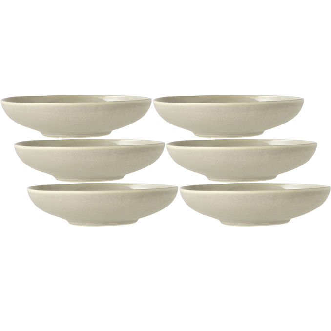 Villa Collection Kulho Shoku 21 cm Soft Beige 6-pack