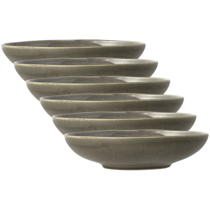 Villa Collection Skål Shoku 21 cm Warm Brown 6-pack