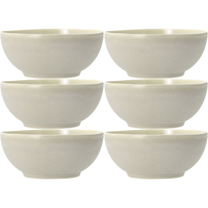 Villa Collection Skål Shoku Soft Beige 12,5 cm 6-pack