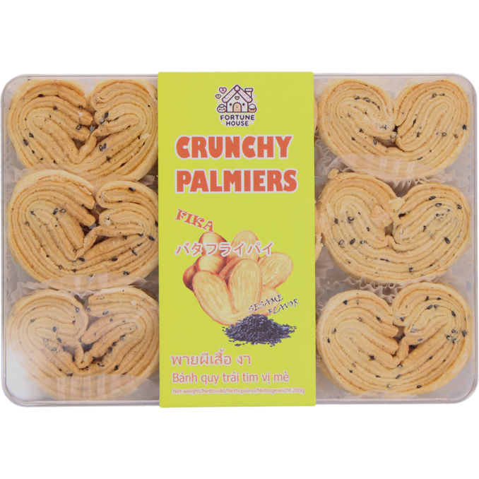 Fortune House Palmiers Butterdejskager m. Sesam