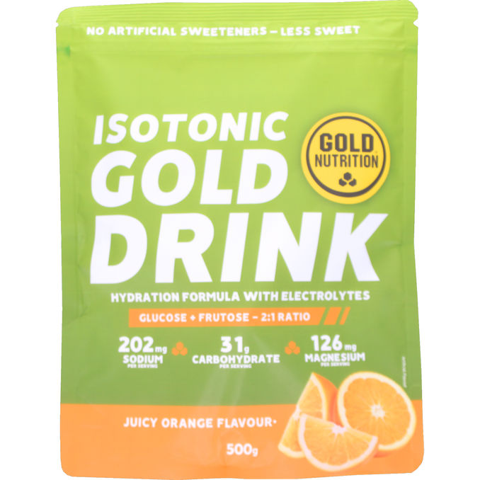 Gold Nutrition GoldNutrition Isotonic Appelsin 500g
