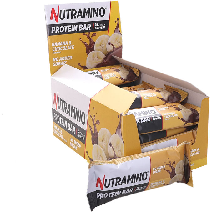 Nutramino Proteinbarer Banana-Choco 20-pak