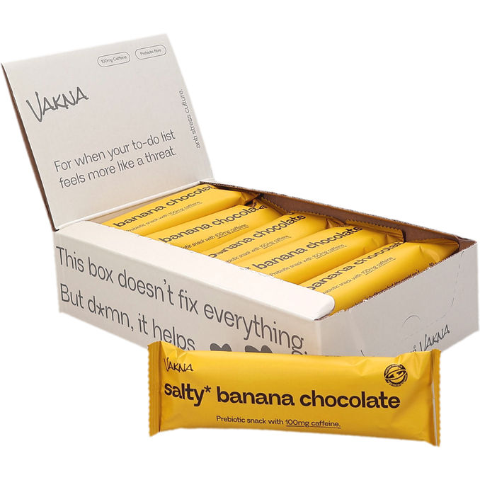 Vakna Energybar Salty Banana Chocolate 15-pak