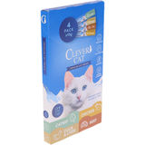 Bedst før: 25.02.2027 Clever Cat Cat Creamy Snackmix 4-pak