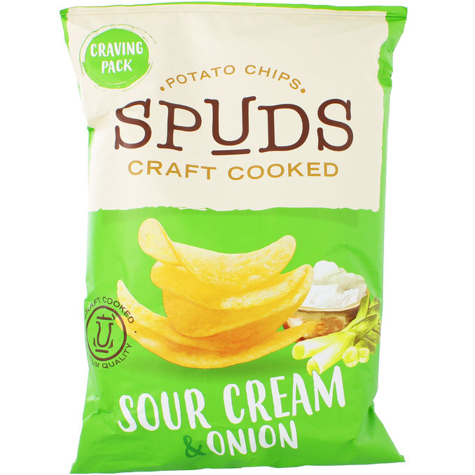 Spuds Craft Cooked Sour Cream & Onion