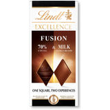 Lindt Excellence Fusion 70% & Milk