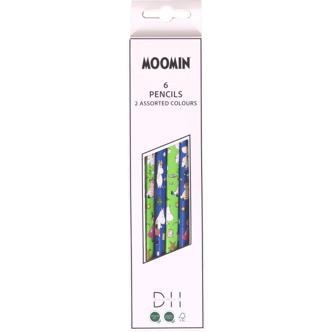 Moomin Blyertspennor Mumin 6-pack