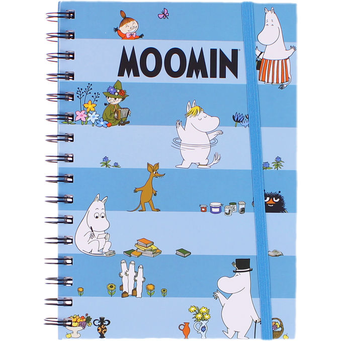 Moomin Anteckningsblock A5 Blå Mumin