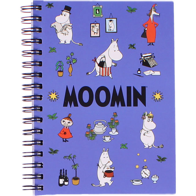 Moomin Anteckningsblock A6 Lila Mumin