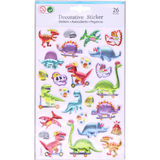 SunToy Klistermärken Skatebord Dinosaurie