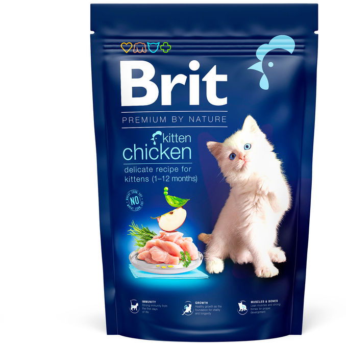 Brit Premium By Nature Kissanruoka Premium Kitten Kana