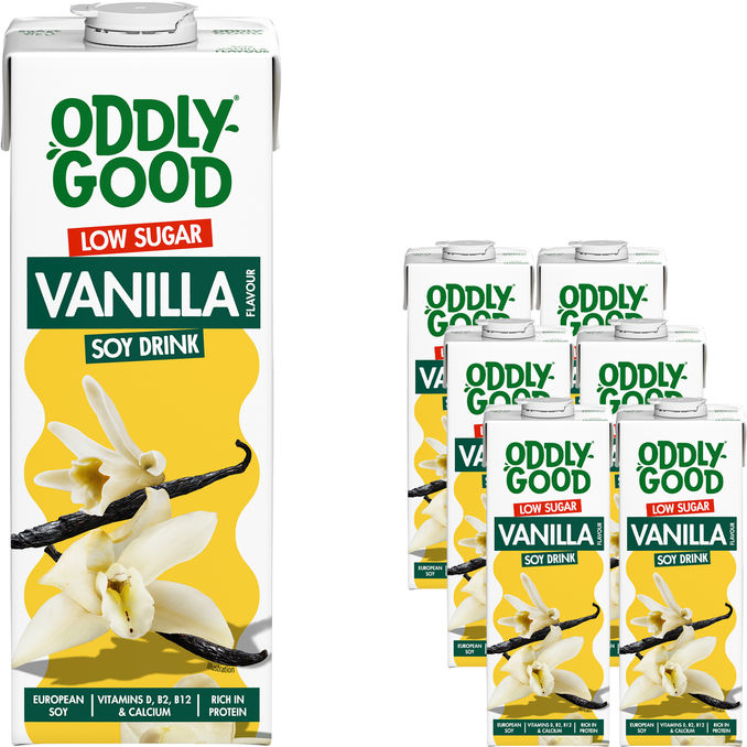 Oddlygood Sojadrik m. Vanilje 6-pak