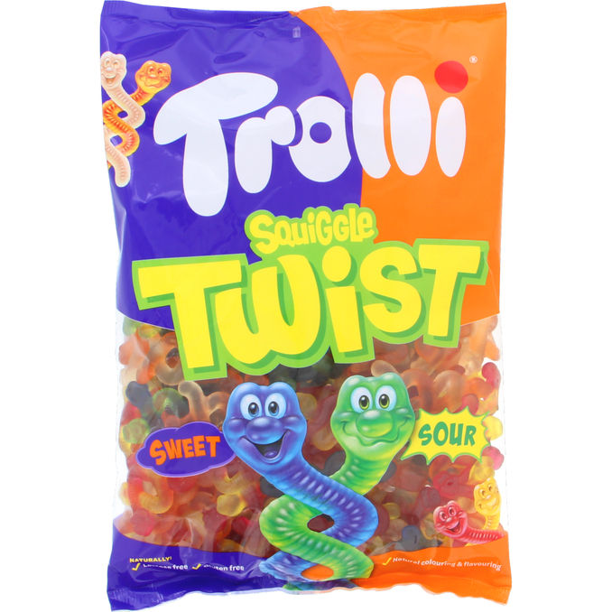 Trolli Hedelmämakeissekoitus Squiggles Twist