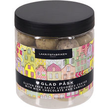 Glutenfri Saltlakrids m. Mælkechokolade & Vanilje