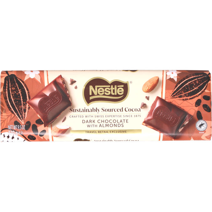 Nestlé Mørk Chokolade m. Mandler 270g