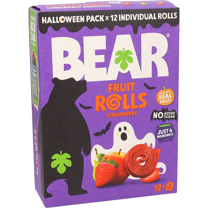 Bear Fruktrullar Jordgubb 12-pack