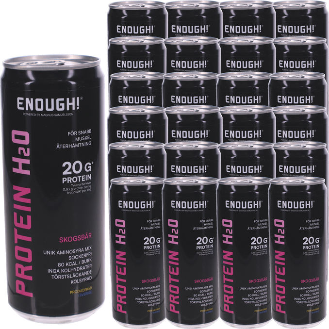 Enough Protein H2O Skogsbär 24-pack