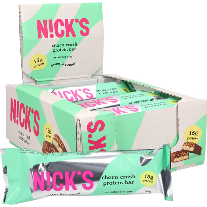 N!CK'S Proteiinipatukka Choco Chrush 12-pack