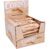 Bäst före: 2027-06-28 Corny Müslibar BIG Vit Choklad 24-pack