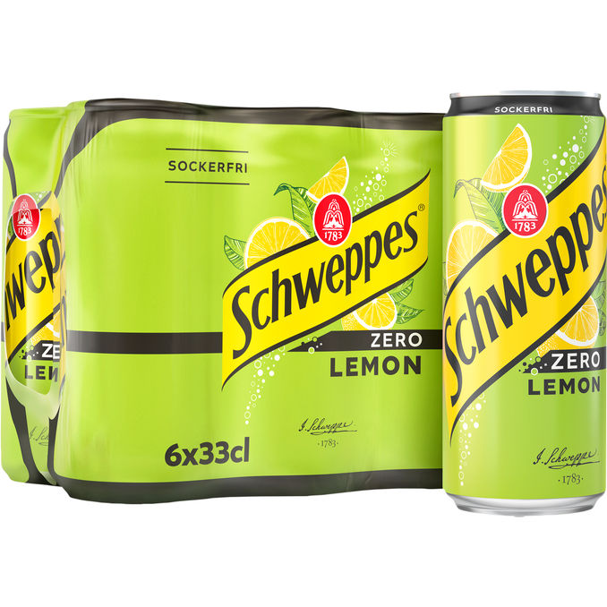 Schweppes Lemon Zero 6-pack