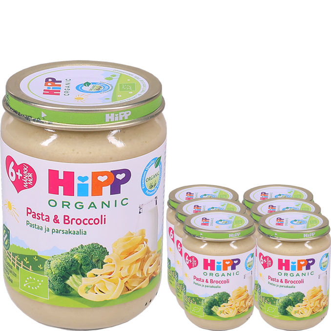 Hipp Lastenruoka Pasta & Parsakaali 6-pack